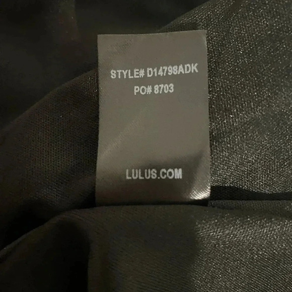 Lulus Loving You is Easy Black Skater Dress Size Small - Picture 6 of 8